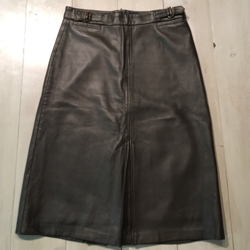 Vintage Gap Soft Leather Skirt Size 2